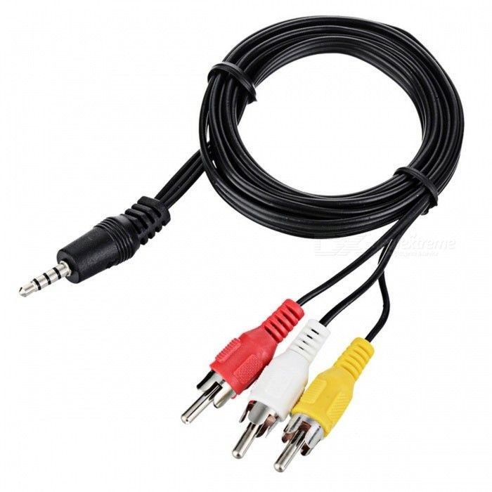 3.5mm to 3 RCA Audio Video Cable