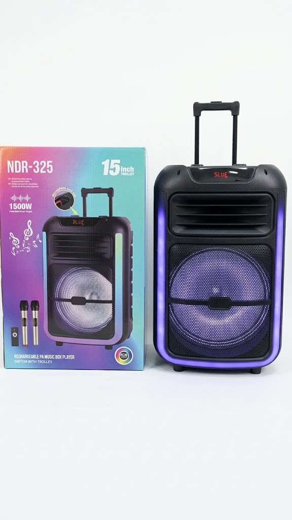 NDR-325 PORTABLE 15-Inch SPEAKER